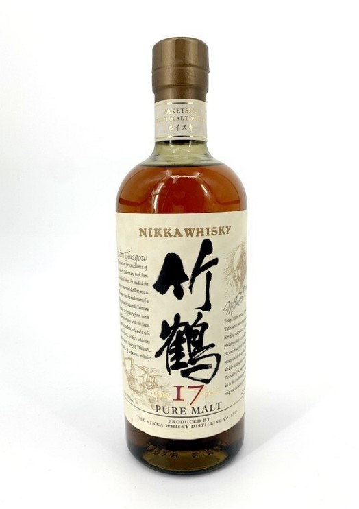 竹鶴17年 買取 姫路 ｜ウイスキー ニッカ 竹鶴 17年 ピュアモルトを高価買取しました。