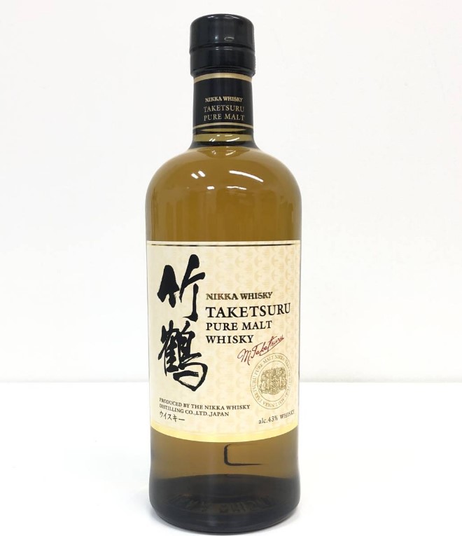 竹鶴 NV 白ラベル 買取 茨城日立 ｜竹鶴 ピュアモルト NIKKA WHISKY ニッカ ウイスキー ノンエイジ 白ラベルを高価買取しました。
