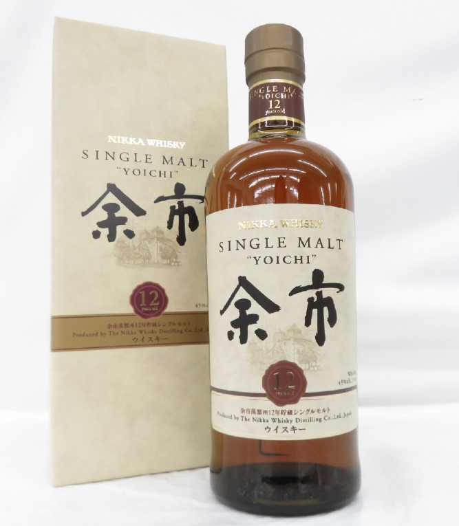 余市12年 買取 麻布 ｜NIKKA ニッカ シングルモルト 余市 12年 ウイスキーを高価買取しました。