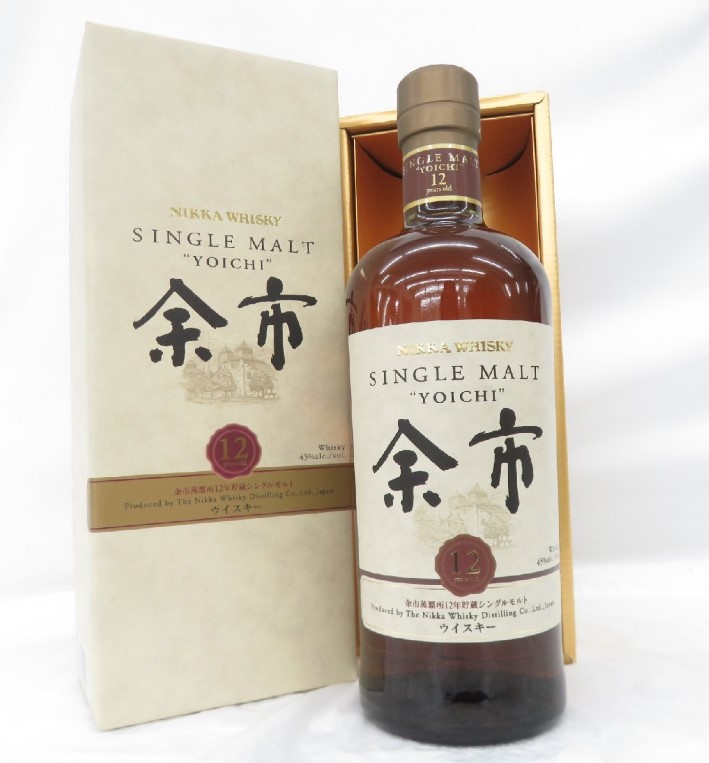 余市12年 買取 池袋 ｜NIKKA ニッカ シングルモルト 余市 12年 ウイスキーを高価買取しました。