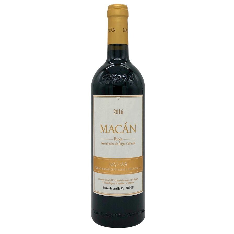 リオハ マカン ボデガス ベンジャミン ド ロートシルト ベガ シシリア 2016 750ml 14.5% Rioja Macan Benjamin