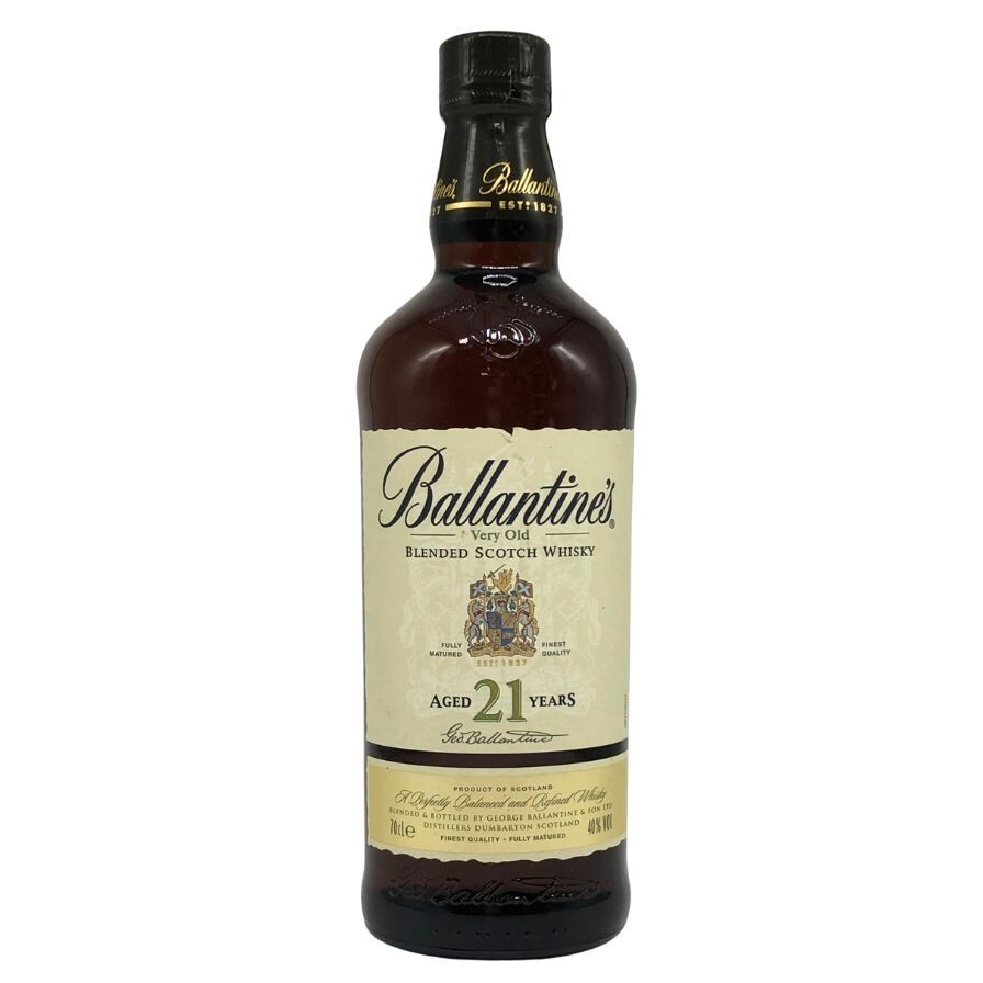 バランタイン 21年 ベリーオールド 黒キャップ 700ml 43% Ballantine's VERY OLD