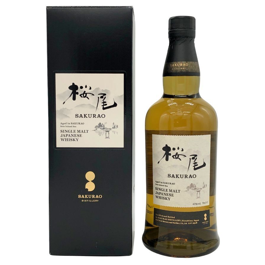桜尾 シングルモルト 700ml 43% SAKURAO ウィスキー