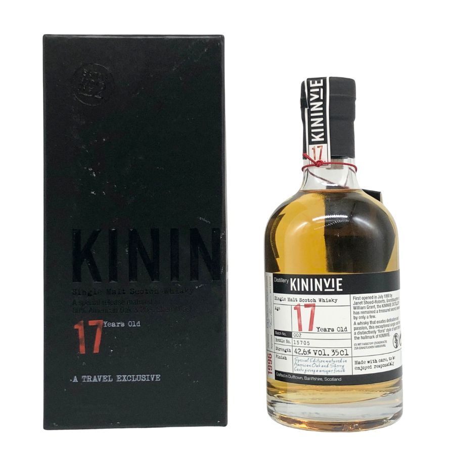 キニンヴィ 17年 1996 バッチ002 シリアル入り 42.6% 350ml KININVIE 17yo