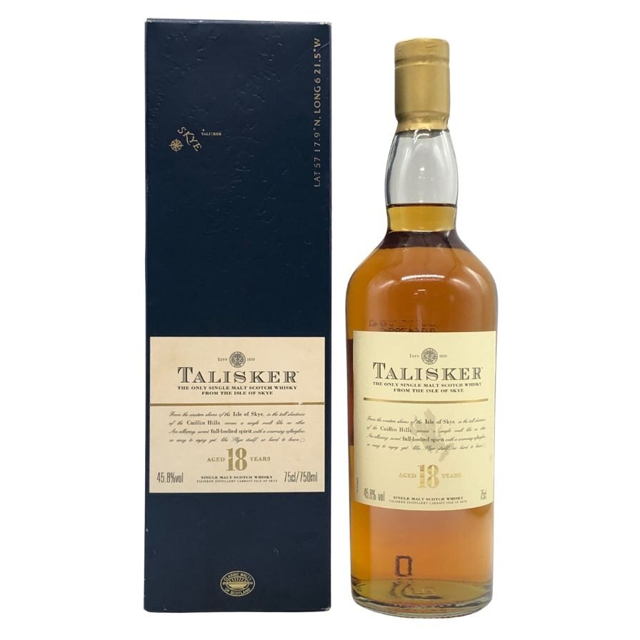 タリスカー 18年 スコッチ ウイスキー 旧ボトル 750ml 45.8% TALISKER