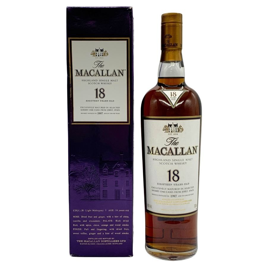 ザ マッカラン 18年 1997 シェリーオーク 700ml THE MACALLAN