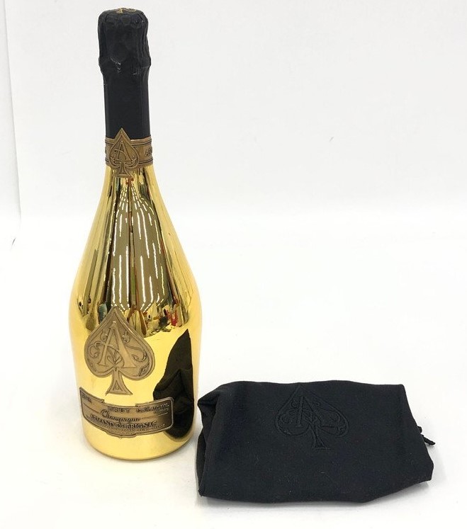 アルマンドブリニャック ゴールド 買取 姫路 ｜ARMAND DE BRIGNAC アルマンド ブリニャック シャンパン ブリュット ゴールド 750ml 12.5％を