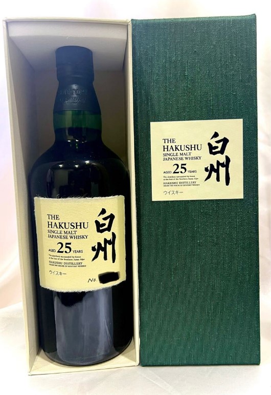 白州25年 買取 甲府 ｜SUNTORY WISKY サントリー ウイスキー シングルモルト 白州 25年を