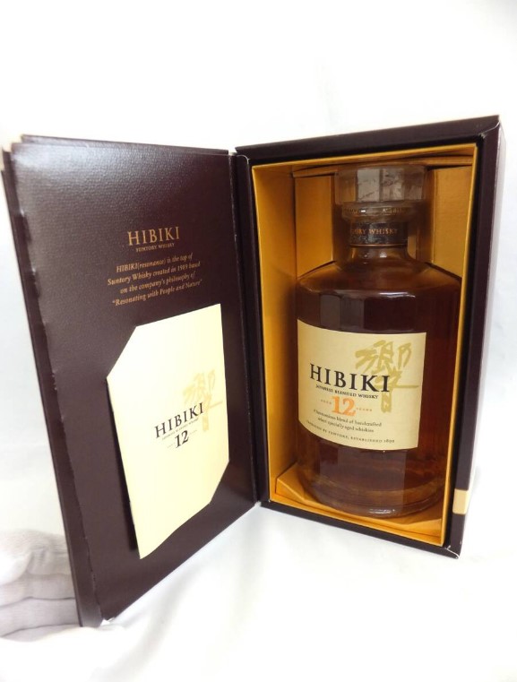 響12年 買取 池袋 ｜SUNTORY サントリー HIBIKI 響 12年 ウイスキー 700ml 43％を
