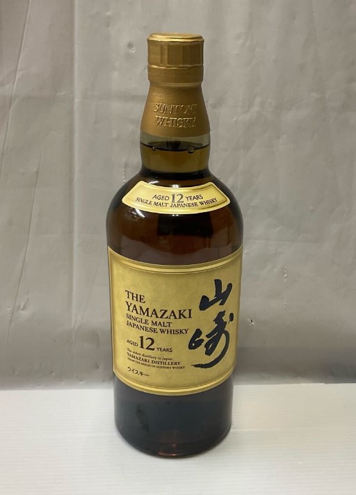 山崎12年 買取 千葉 ｜ウイスキー サントリー 山崎 12年 700ml 43％を