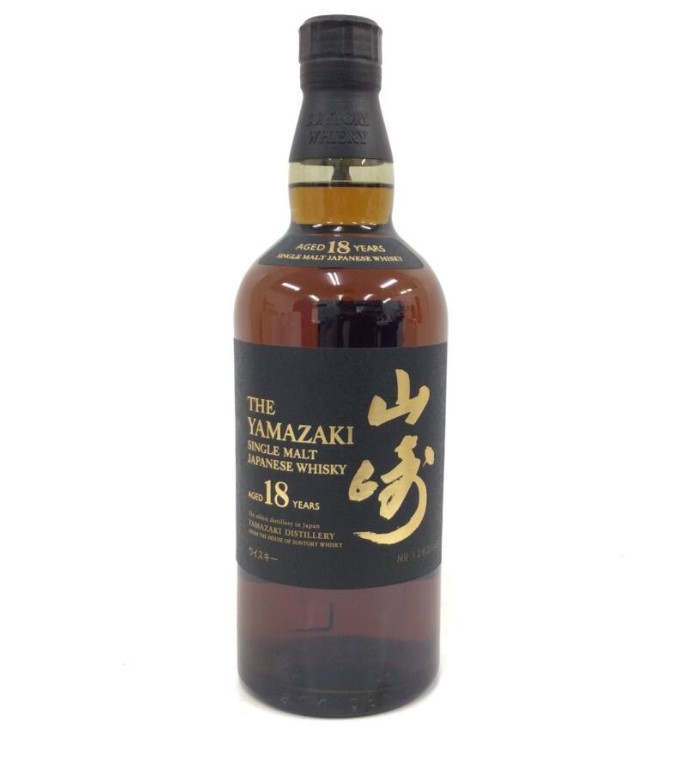 山崎18年 買取 神戸三宮 ｜ウイスキー サントリー 山崎 18年 700ml 43%を