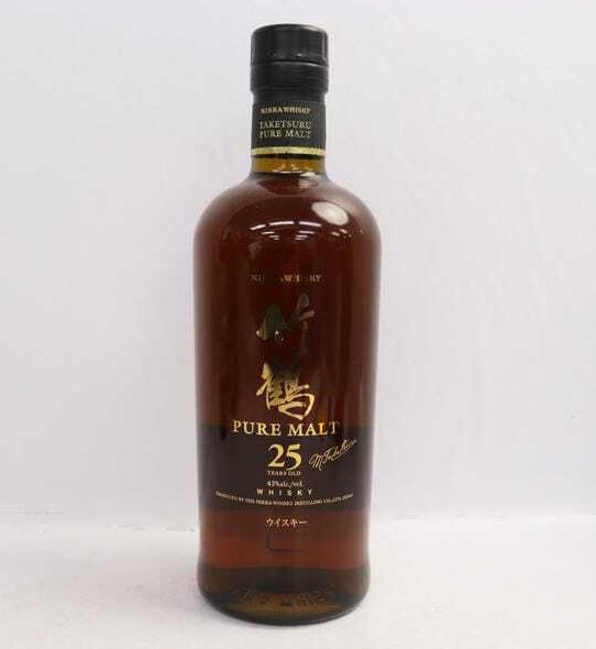 竹鶴25年 買取 麻布 ｜NIKKA（ニッカ）竹鶴 25年 ピュアモルト 43％ 700mlを