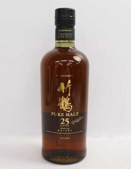 竹鶴25年 買取 千葉 ｜NIKKA（ニッカ）竹鶴 25年 ピュアモルト 43％ 700mlを