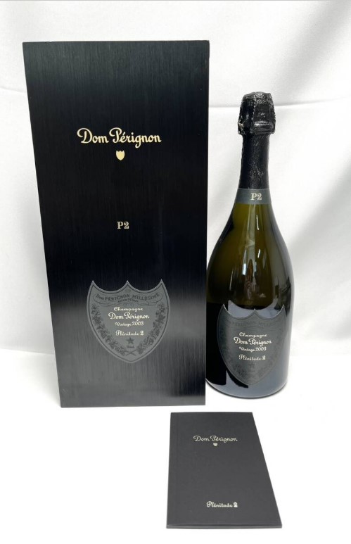 ドンペリニヨン P2 買取 千葉 ｜Dom Perignon ドンペリニヨン P2 2003 750ml 12.5% シャンパン ケース 冊子を