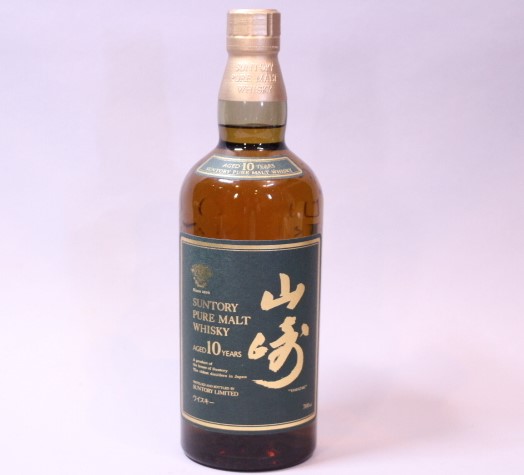 山崎10年 買取 上野 ｜SUNTORY サントリー 山崎 10年 ピュアモルト グリーンラベル ウイスキー 700mLを
