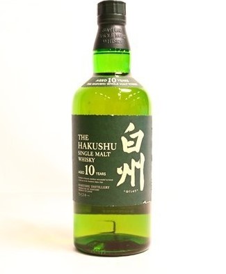 白州10年 買取 麻布 ｜サントリー 白州 10年 グリーンボトル シングルモルト 700ml 43%を