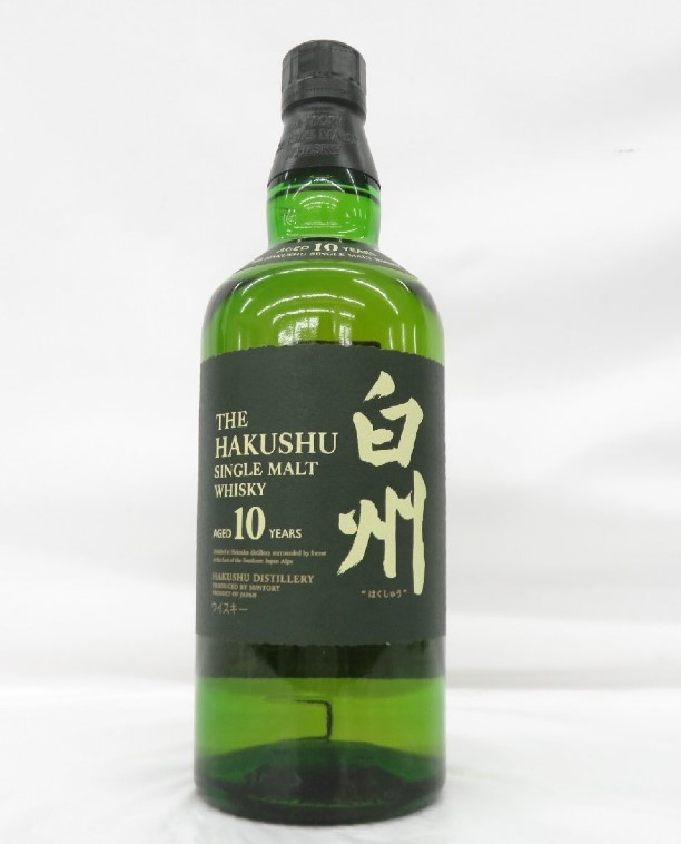 白州10年 買取 梅田 ｜SUNTORY サントリー 白州 10年 シングルモルト ウイスキー 700ml 40％を