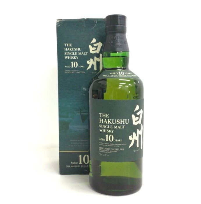白州10年 買取 神戸三宮 ｜whisky サントリー 白州 10年 シングルモルト 700ml 40%を
