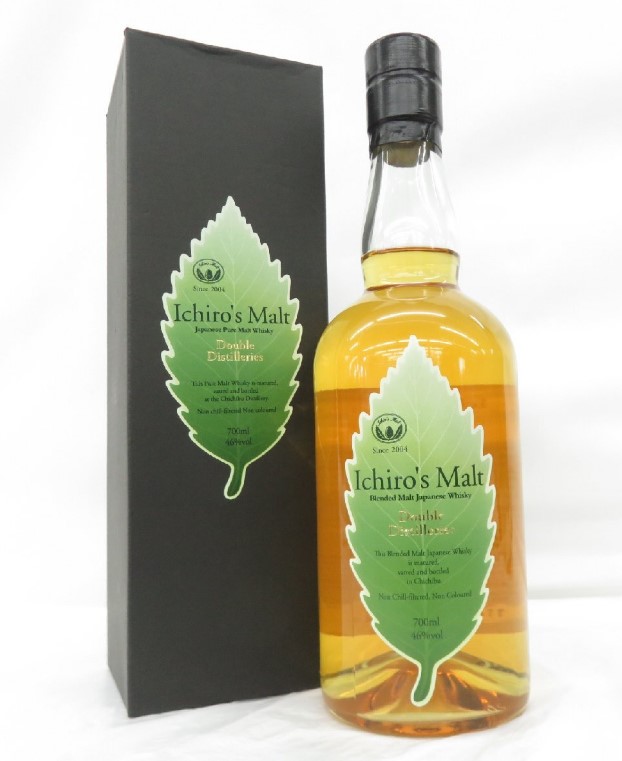 イチローズモルト ダブルディスティラリーズ 買取 神戸三宮 ｜Ichiro's Malt ダブルディスティラリーズ ウイスキー 700ml 46%を