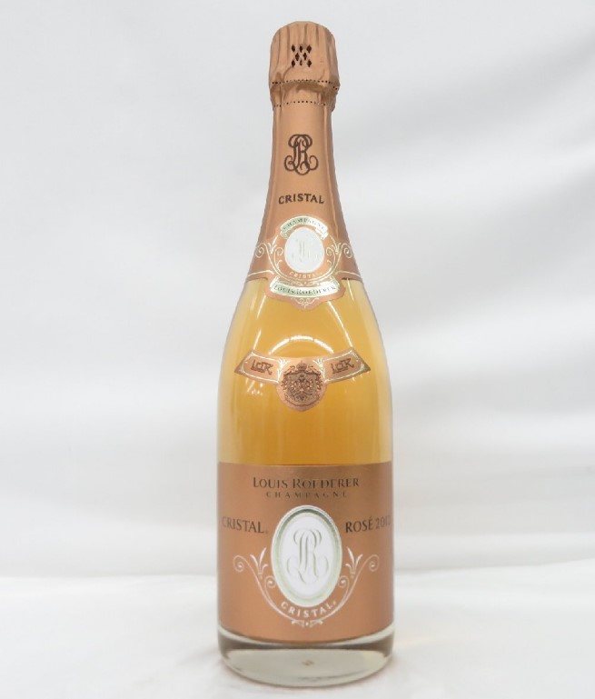 ルイロデレール クリスタル ロゼ 買取 千葉 ｜ルイ・ロデレール クリスタル ロゼ 2013 シャンパン 750ml 12%を