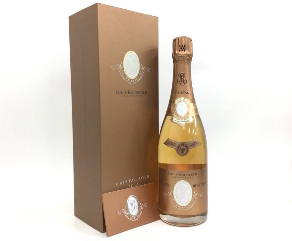 ルイロデレール クリスタル ロゼ 買取 姫路 ｜シャンパン ルイロデレール クリスタル ロゼ 2014 750ml 12%を