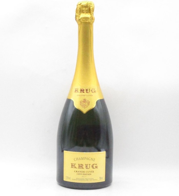 クリュッグ グランキュベ 買取 梅田 ｜KRUG GRAND CUVEE エディション ブリュット シャンパンを