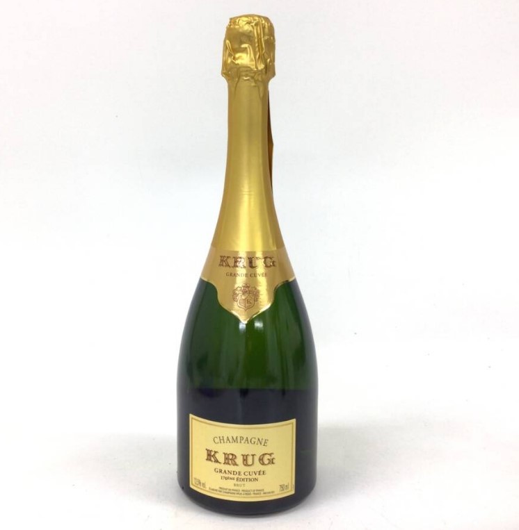 クリュッグ グランキュベ 買取 甲府 ｜シャンパン クリュッグ グラン キュベ 750ml 12.5%を