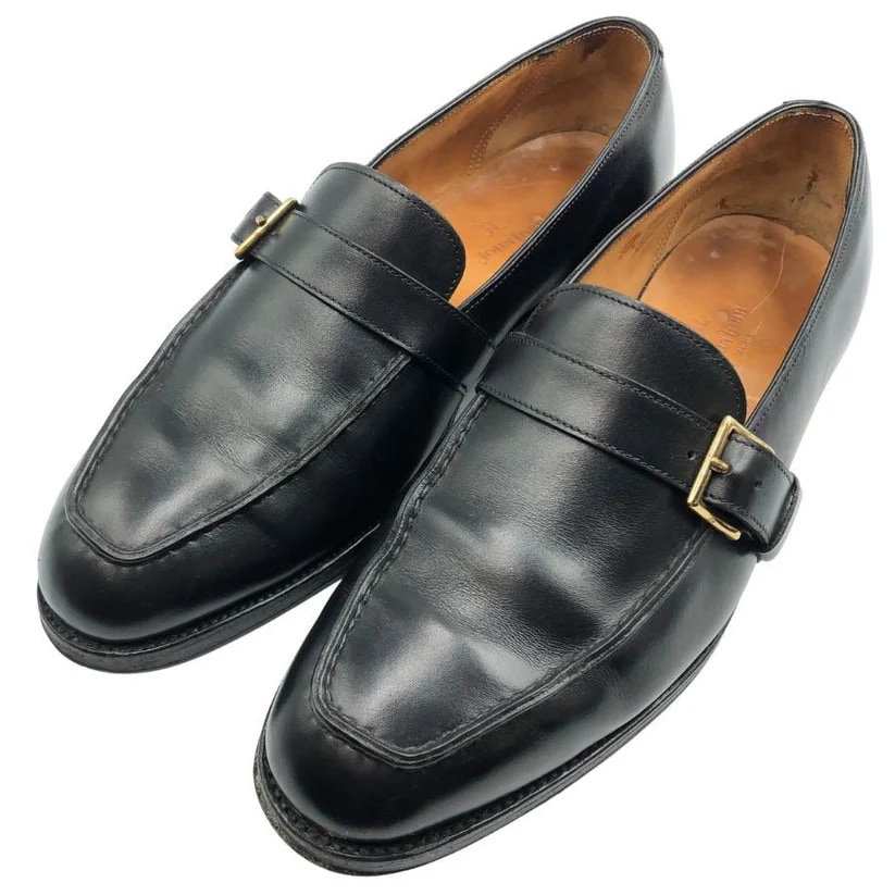 ジョンロブ ビスポーク 買取 津田沼｜ジョンロブ ローファー Uチップ ブラック（黒） サイズ 5.5 ラスト