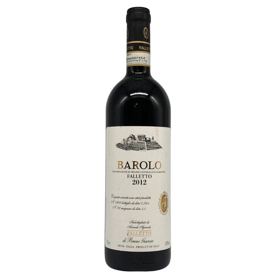 ブルーノ ジャコーザ バローロ ファレット 2012 14.5% 750ml Bruno Gicosa Barolo Falletto