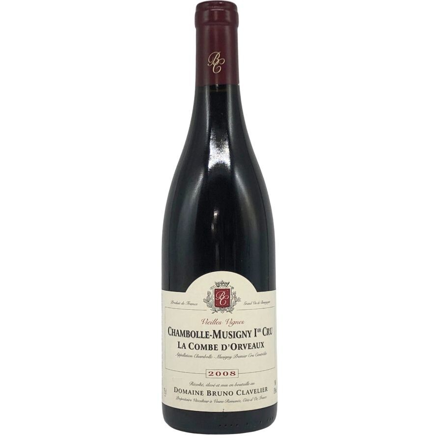 ブルーノ クラヴリエ シャンボール ミュジニー プルミエ クリュ ラ コンブ ドルヴォー ヴィエイユ ヴィーニュ 2008 750ml 13%