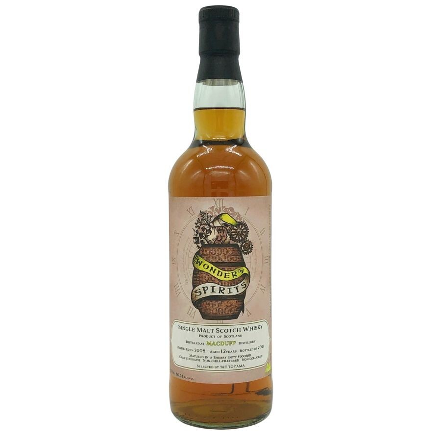 マクダフ 12年 2008-2012 ワンダー オブ スピリッツ 700ml 60.5% Macduff Wonder Of Sprits