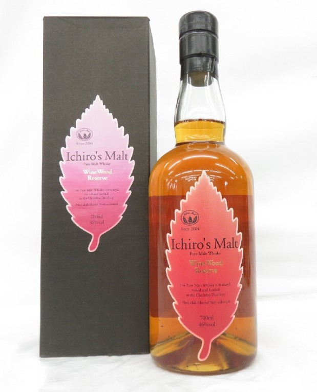 イチローズモルト ワインウッドリザーブ 買取 新宿 ｜Ichiro's Malt イチローズモルト ワインウッドリザーブ ウイスキー 700ml 46% 箱付を