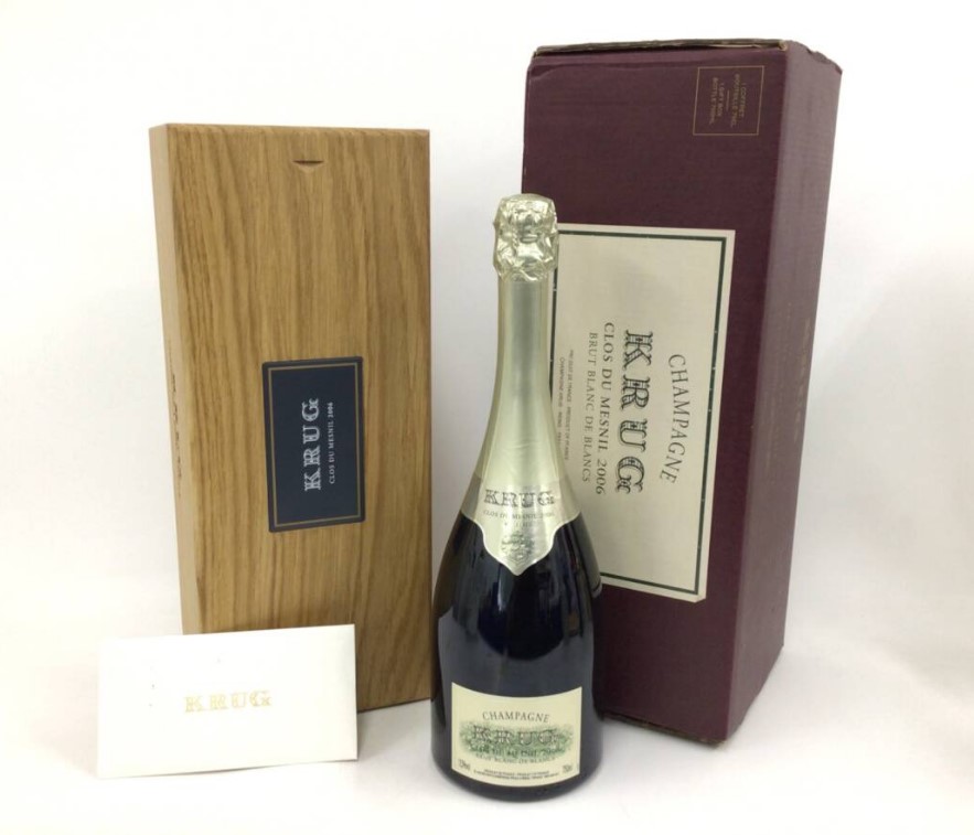 クリュッグ クロデュメニル 買取 新宿 ｜シャンパン クリュッグ クロ デュ メニル 2006 750ml 12.5%を