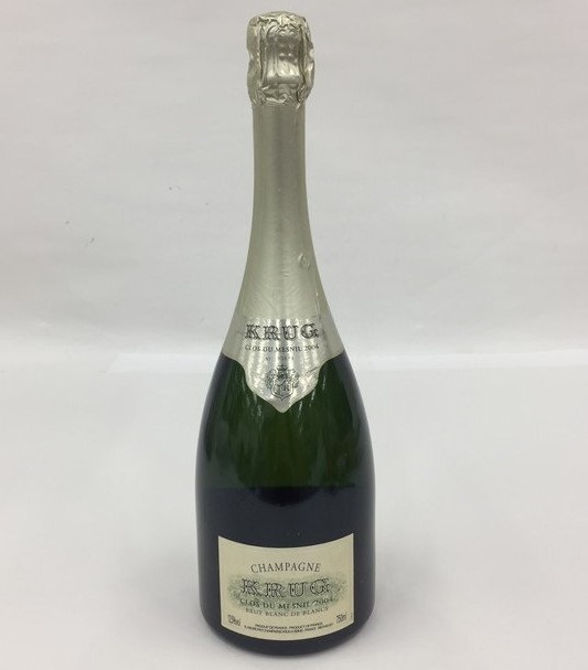 クリュッグ クロデュメニル 買取 池袋 ｜KRUG CLOS DU MESNIL 2004 750ml 12.5％を