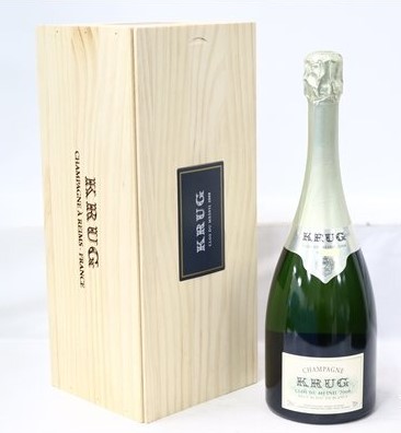 クリュッグ クロデュメニル 買取 姫路 ｜クリュッグ クロ・デュ・メニル ブリュット ブラン・ド・ブラン 2008 750ml 箱付き シャンパンを