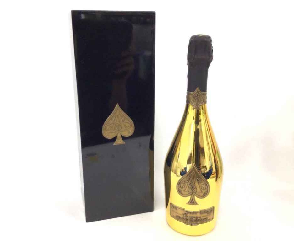 アルマンドブリニャック ゴールド 買取 銀座 ｜シャンパン アルマンド ブリニャック ゴールド 750ml 12.5%を