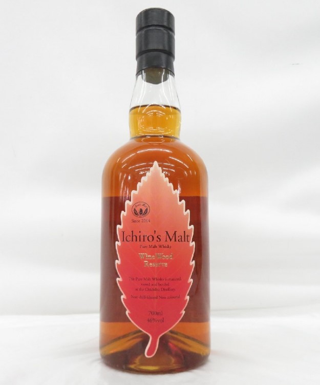 イチローズモルト ワインウッドリザーブ 買取 上野 ｜Ichiro's Malt ワインウッドリザーブ ウイスキー 700ml 46%を