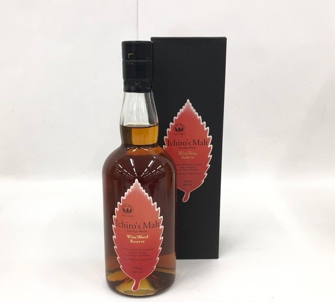 イチローズモルト ワインウッドリザーブ 買取 神戸三宮 ｜Ichiro's Malt イチローズモルト ウイスキー ワインウッドリザーブ 700ml 46% 箱付きを