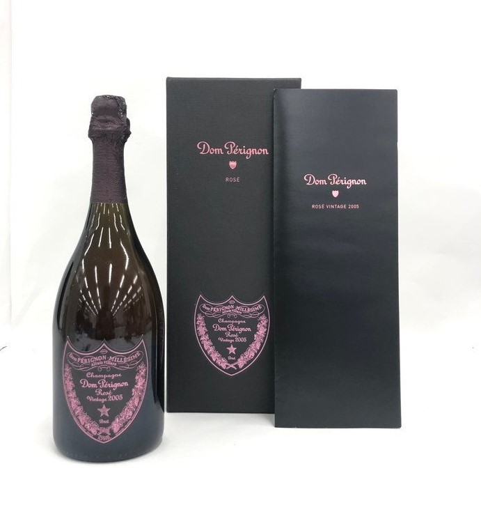 ドンペリニヨン ロゼ 買取 茨城日立 ｜Dom Perignon ドンペリニヨン シャンパン ロゼ 2005 750ml 12.5％ 箱付きを