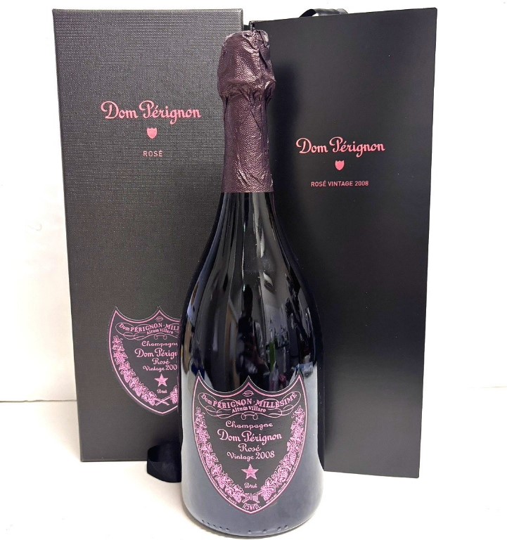 ドンペリニヨン ロゼ 買取 八王子 ｜Dom Perignon Rose 2008 箱付き 果実酒 12.5度 750mlを