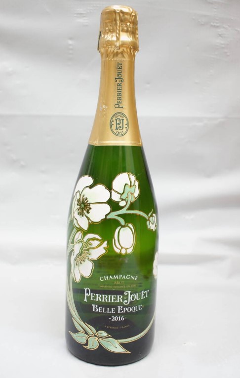ベルエポック ブリュット 買取 高槻 ｜PERRIER JOUET BELLE EPOQUE ブリュット 2016 750ml 12.5% シャンパンを高価買取しました。
