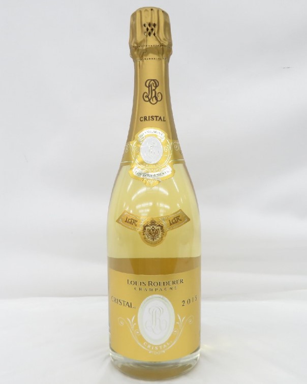 ルイロデレール クリスタル 買取 枚方 ｜LOUIS ROEDERER ルイ・ロデレール クリスタル ブリュット 2015 シャンパン 750ml 12.5%を