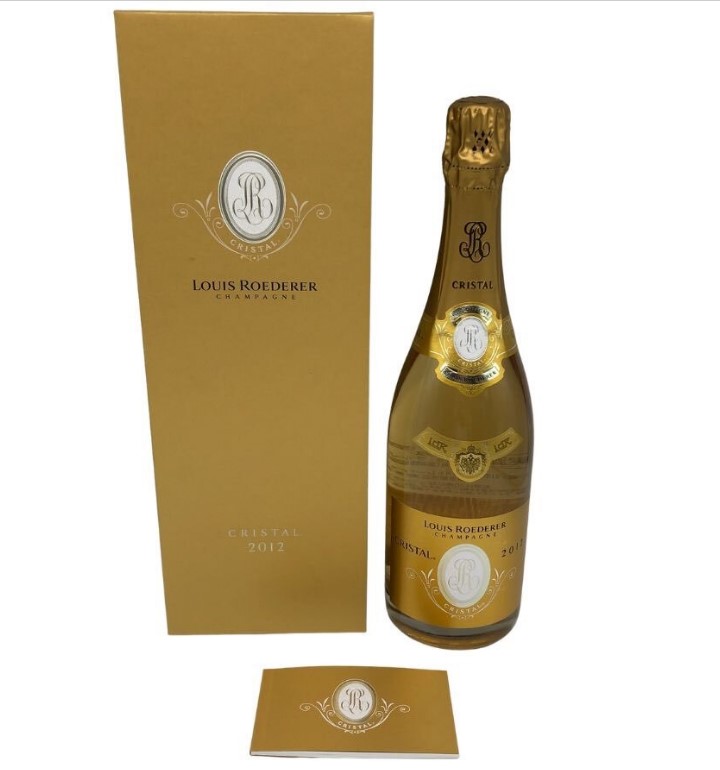 ルイロデレール クリスタル 買取 八王子 ｜2012 750ml LOUIS ROEDERER CRYSTALを
