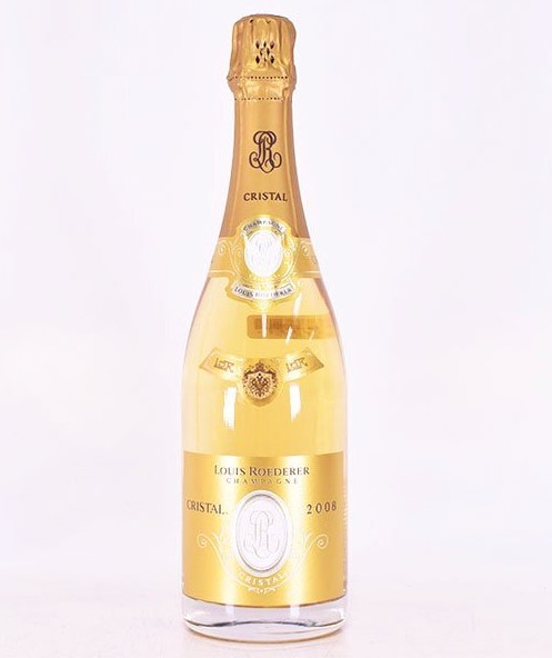 ルイロデレール クリスタル 買取 東大阪布施 ｜シャンパン ルイ ロデレール クリスタル ブリュット 白 2008年 750ml 12% シャンパーニュを