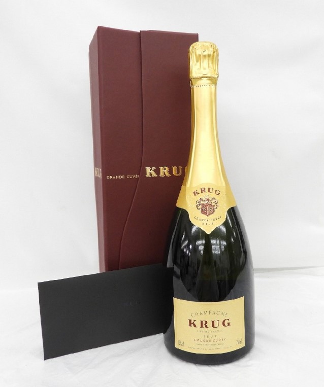 クリュッグ グランキュヴェ 買取 津田沼 ｜KRUG クリュッグ グランキュヴェ 旧ラベル シャンパン 750ml 12% 箱付を