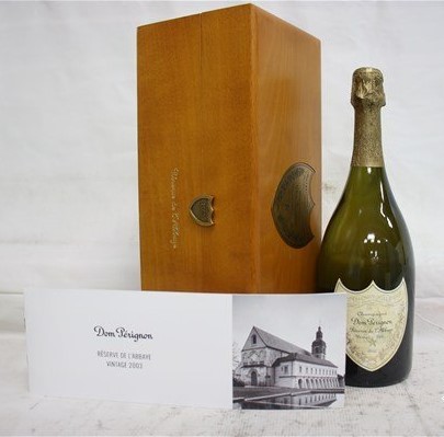 ドンペリニヨン レゼルヴドラベイ 買取 池袋 ｜ドン・ペリニヨン レゼルヴ・ド・ラベイ 2003 750ml 12.5％ 箱 冊子 シャンパンを