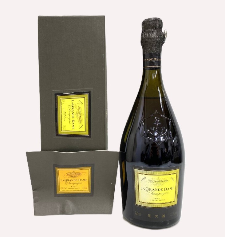 ヴーヴクリコ ラグランダム 買取 池袋 ｜ヴーヴ・クリコ ラ・グランダム ブリュット 1995 シャンパン 750ml 12.5％ 箱/冊子付を