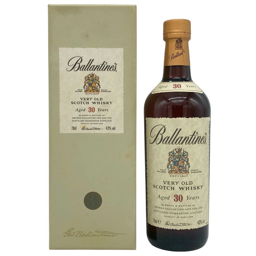 バランタイン 30年 ベリーオールド 金キャップ 700ml 43% Ballantine's VERY OLD
