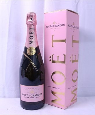 モエ ロゼ 買取 谷町九丁目 ｜モエ・エ・シャンドン ロゼ アンペリアル 750ml 12％ 箱付き シャンパンを