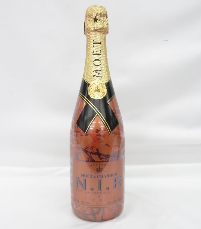 モエ ネクター ロゼ 買取 成田 ｜MOET&CHANDON N.I.R ネクター・アンペリアル ドライ ロゼ シャンパン 750ml 12%を